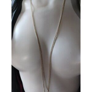 Vintage Milor Italy 3 Strand Necklace sterling silver